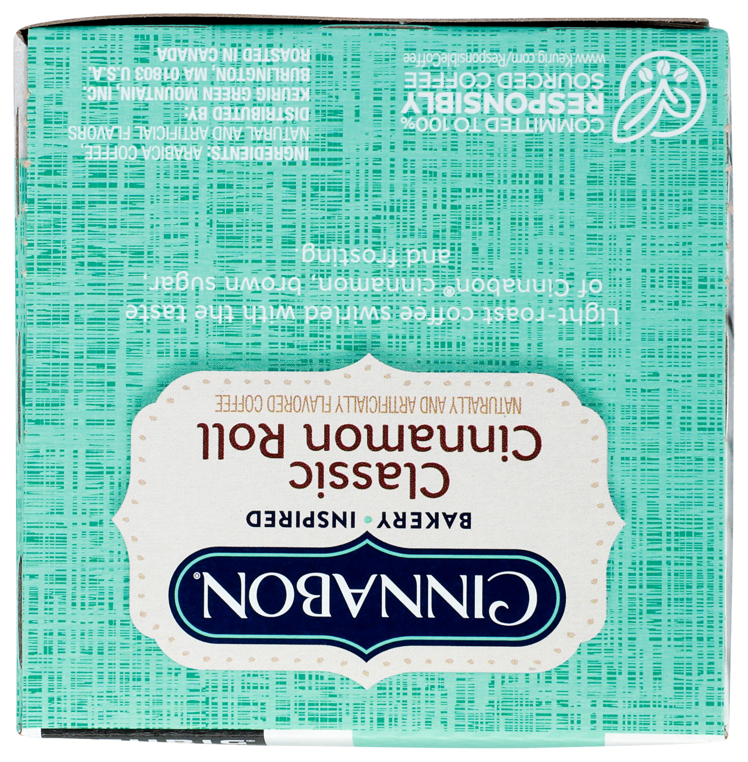 Amazon.com: Cinnabon Classic Cinnamon Roll Keurig Single-Serve K